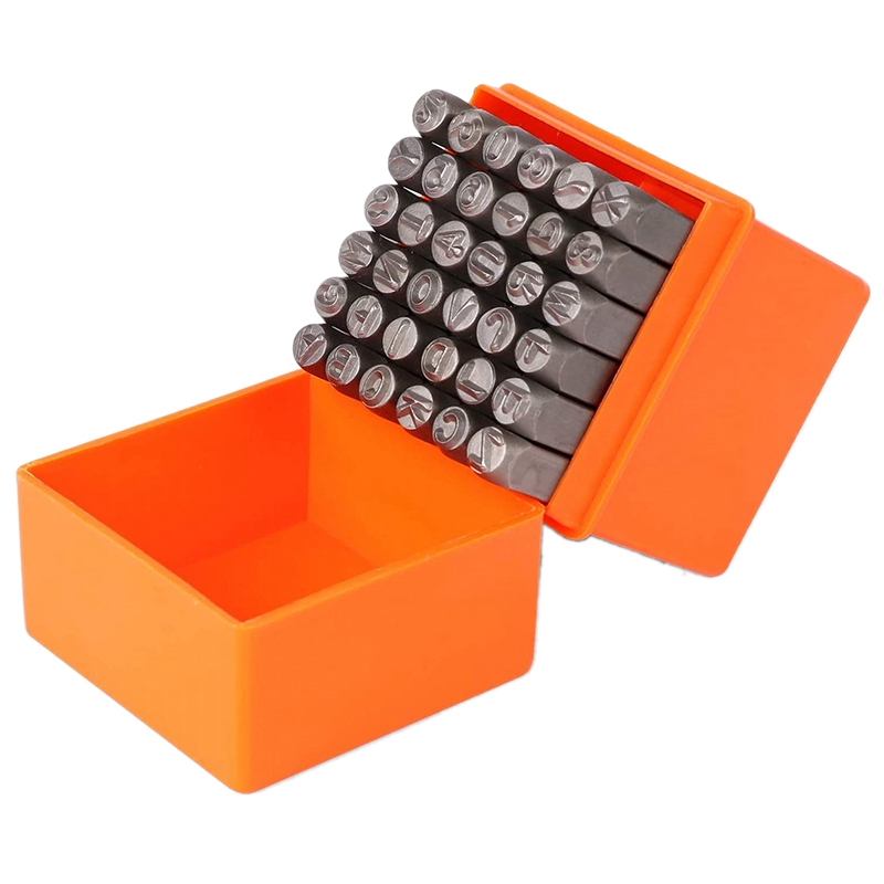 Leather Stamp Set - Set Stempel Angka & Huruf Kapital
