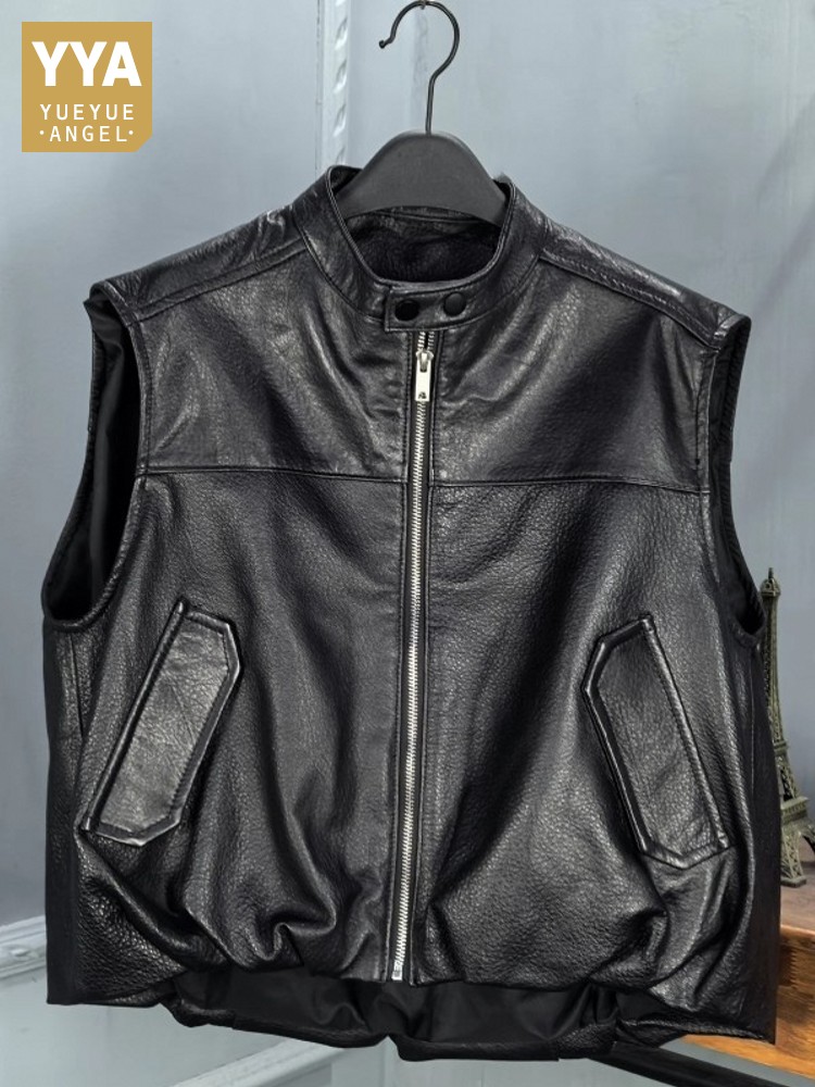Leather Work Jacket Women'S - Rompi Wanita Kulit Domba Alami Gaya