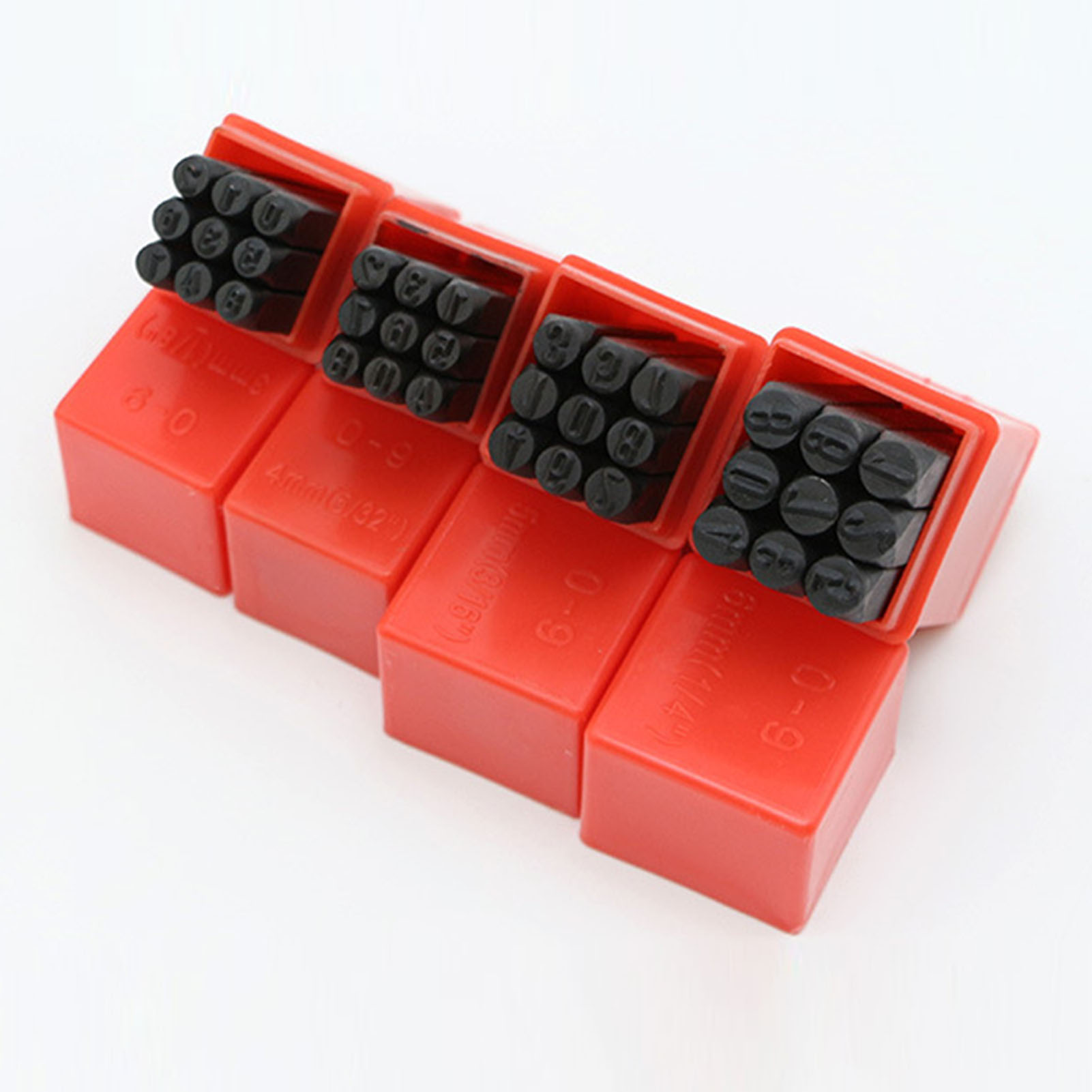 Leather Stamp Set - Stempel baja cap huruf angka dengan