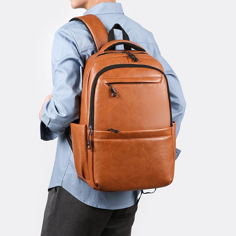 Leather Work Bag Laptop - Ransel Bisnis Kulit Premium – Tas