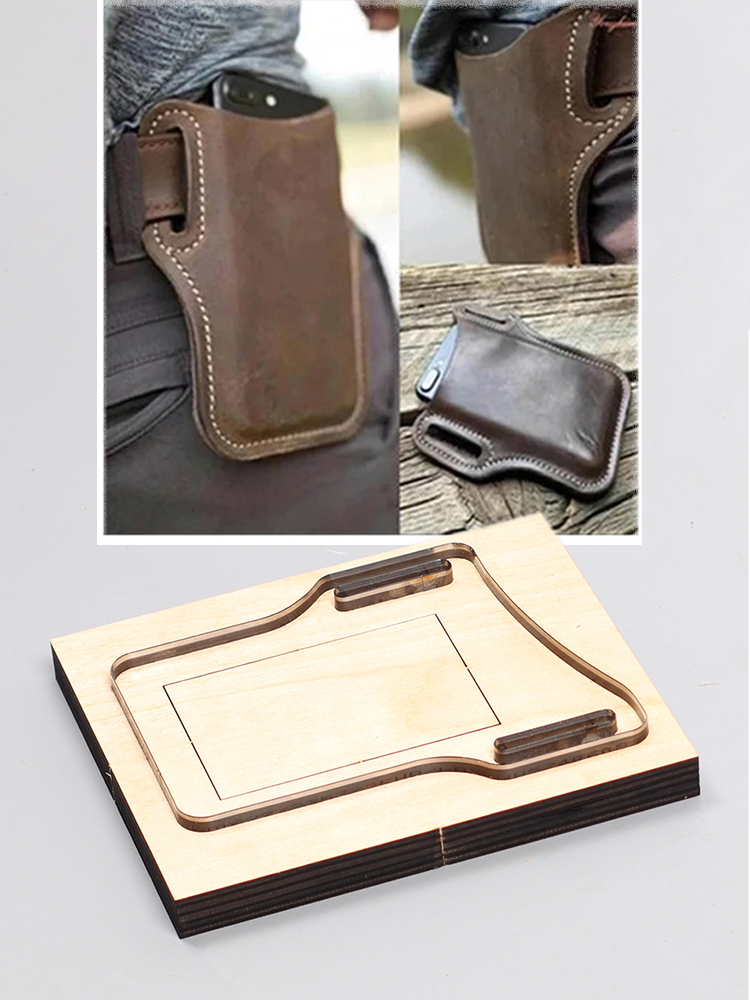 Tas ponsel pinggang, tas kulit - Leatherwork Knives ulasan dan harga