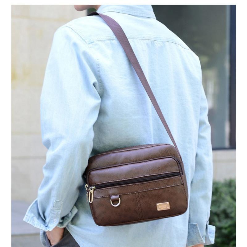 Tas Selempang Pria Kulit Tas S - Leather Work Bag Laptop ulasan dan harga