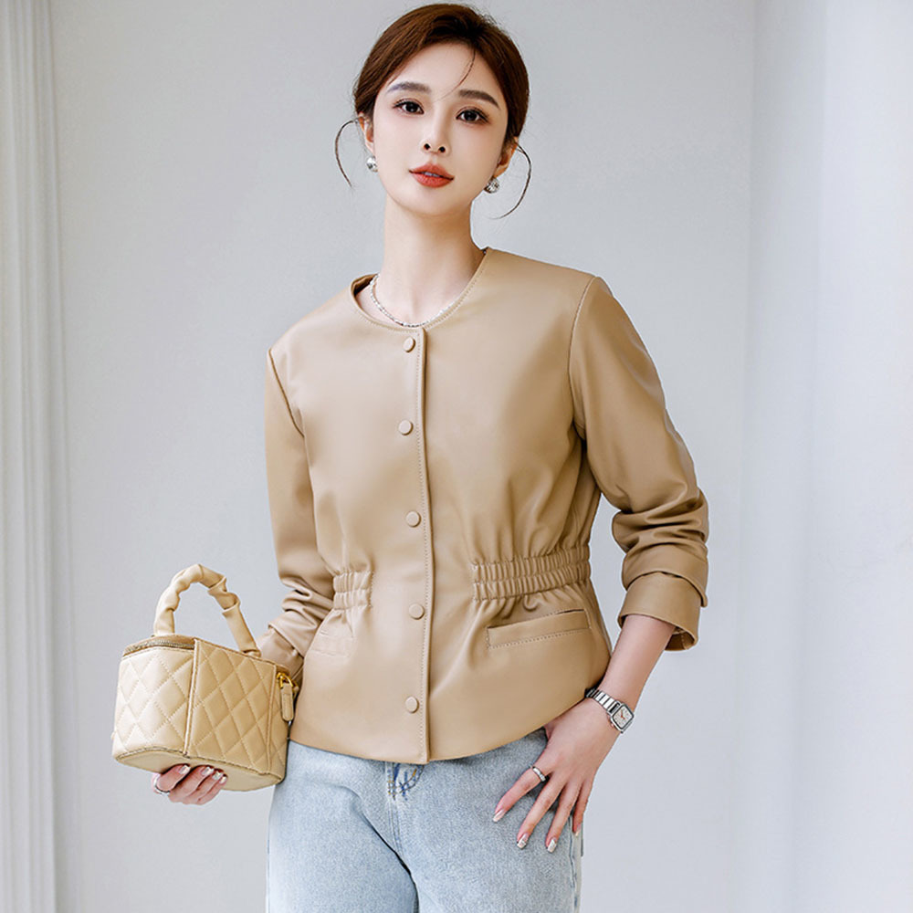 Jaket kulit sintetis wanita un - Leather Work Jacket Women'S ulasan dan harga