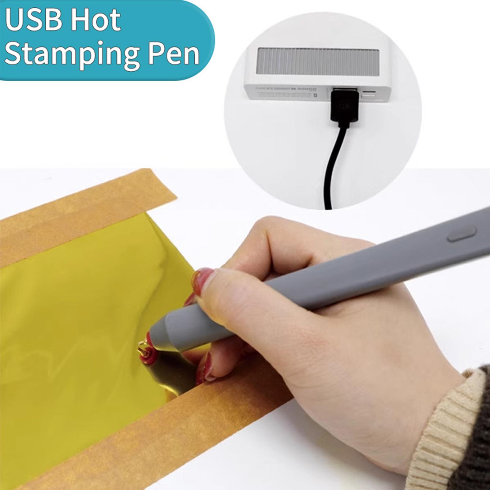 Alat Stamping Pena Foil Panas  - Leather Stamp Set ulasan dan harga