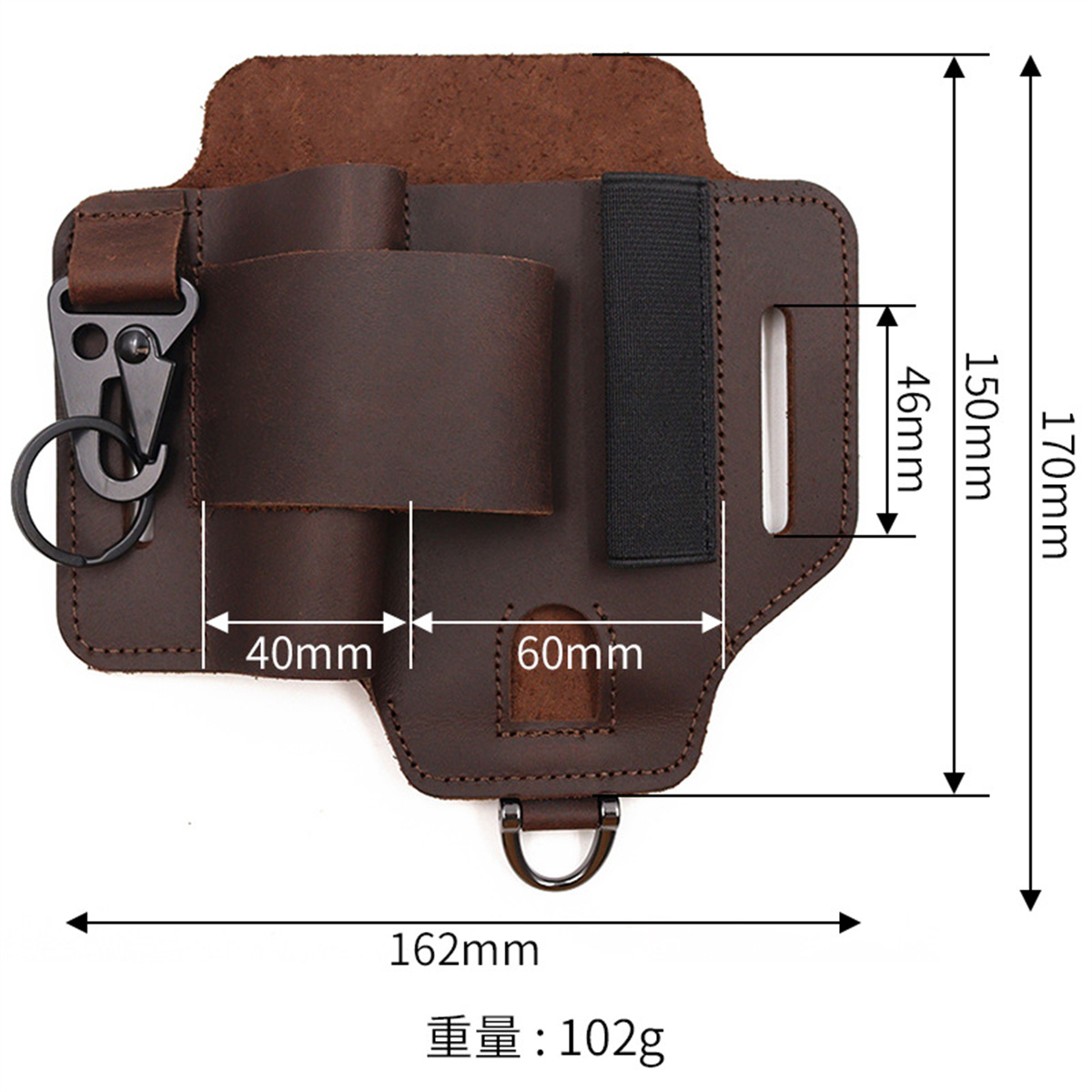 Sarung Alat Taktis EDC, Tas Pi - Leatherwork Knives ulasan dan harga
