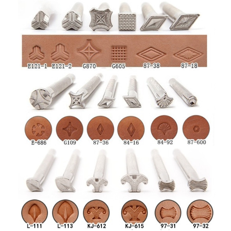 Peralatan Stempel Kulit Model  - Leather Stamp Set ulasan dan harga