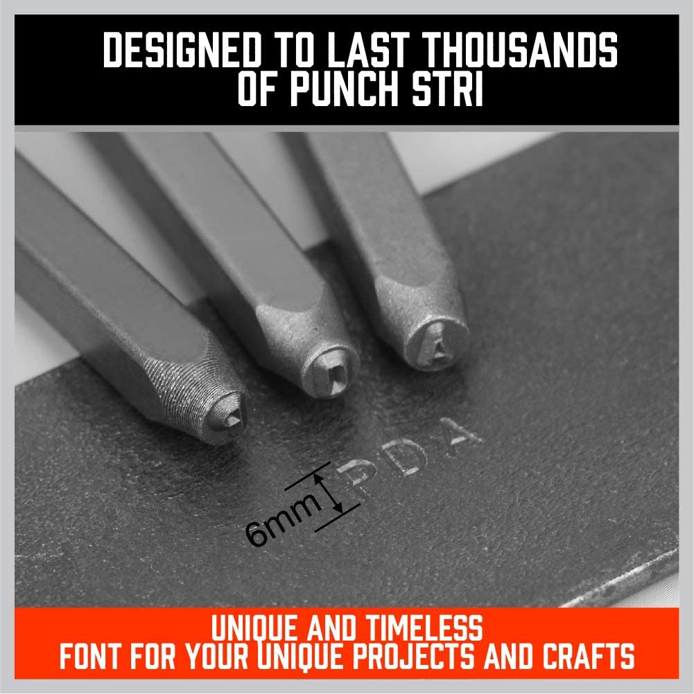 Set Stempel Angka & Huruf Kapi - Leather Stamp Set ulasan dan harga
