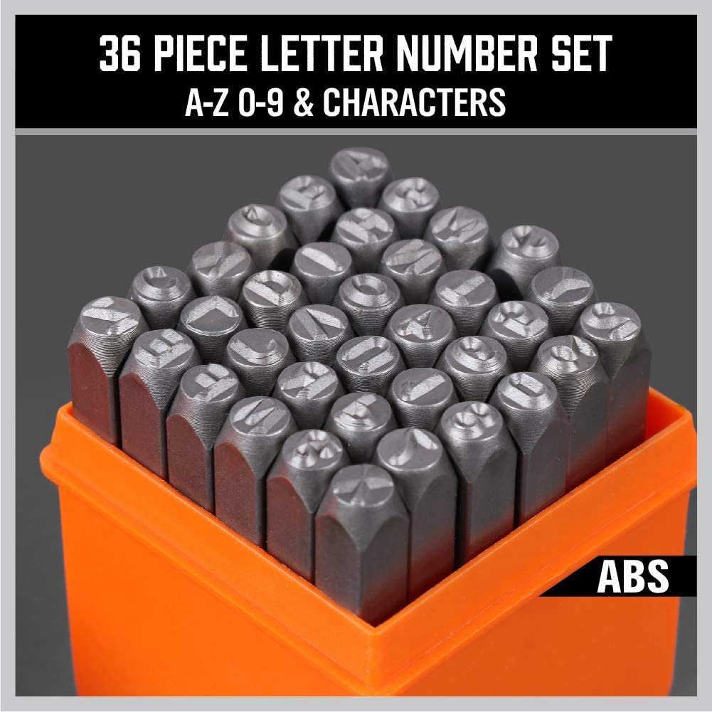 Set Stempel Angka & Huruf Kapi - Leather Stamp Set ulasan dan harga