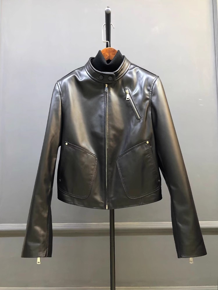 Jaket Pendek Retro Gaya Baru M - Leather Work Jacket Women'S ulasan dan harga