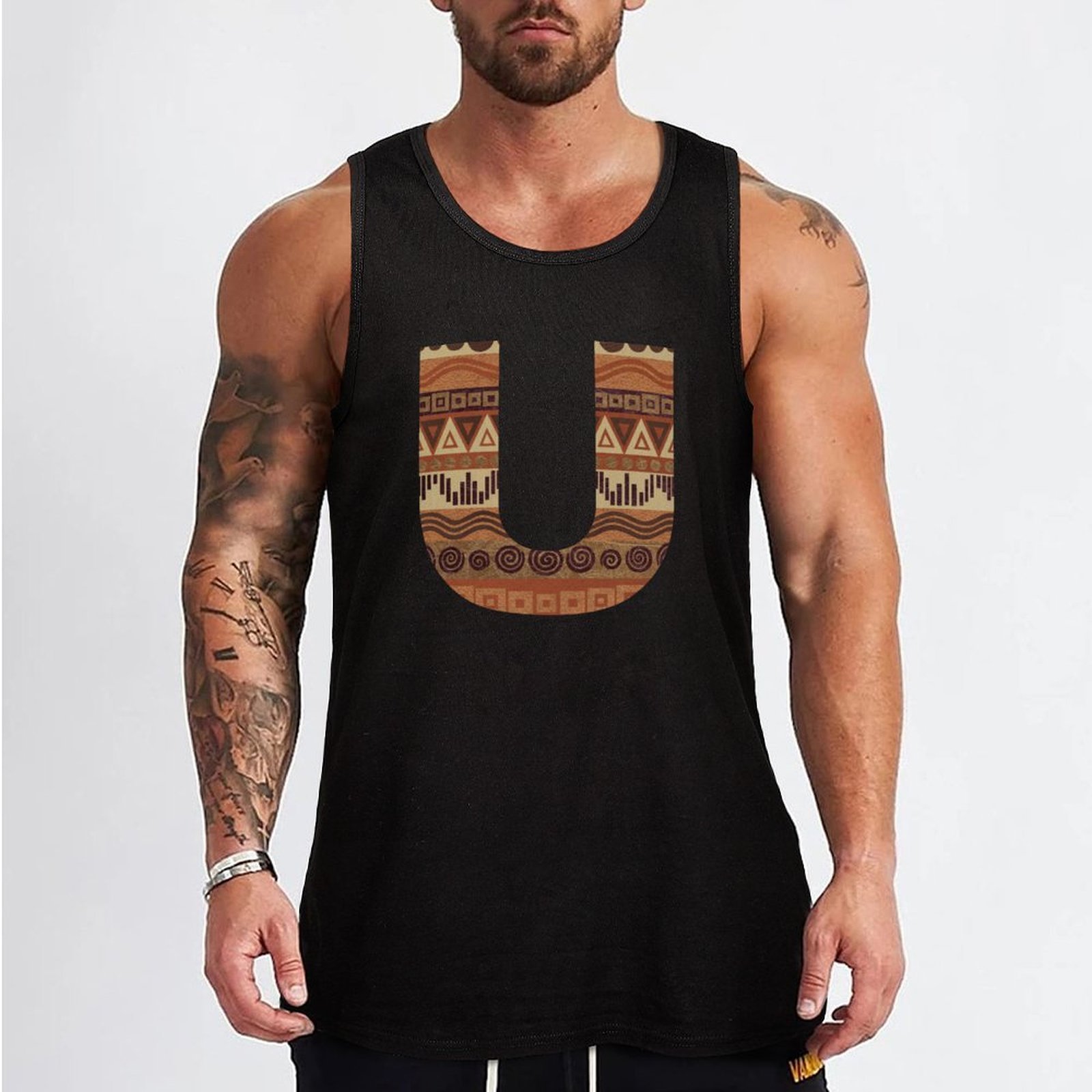 Tank Top Motif Kulit Huruf U P - Leatherwork Patterns Free ulasan dan harga