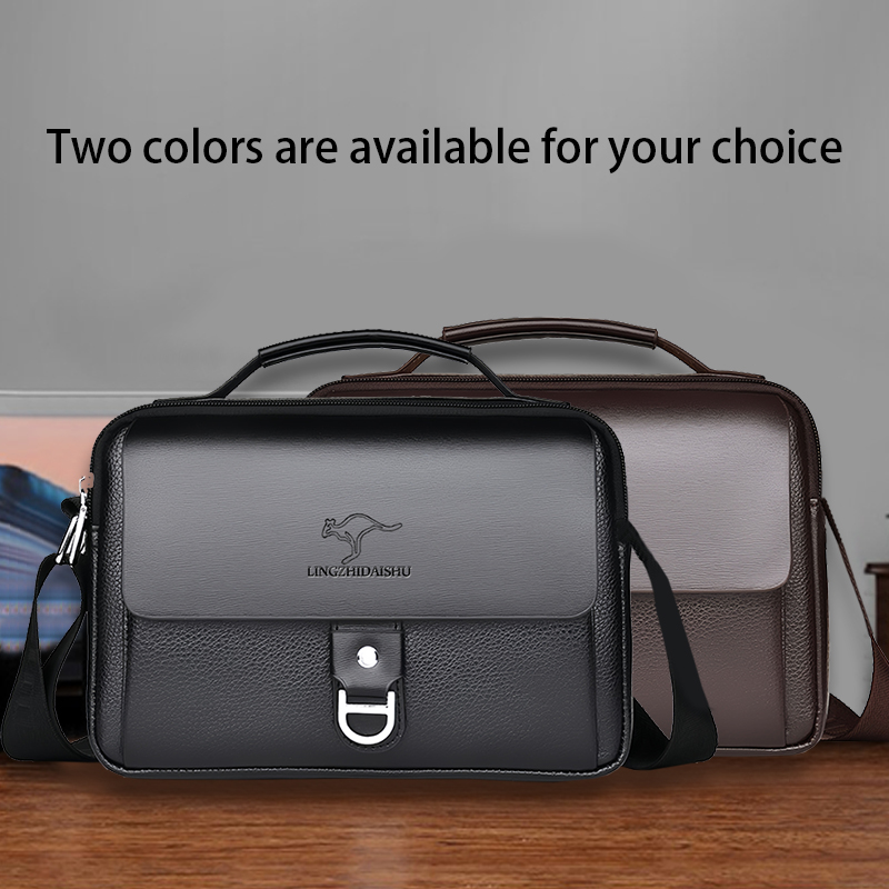 Tas Bisnis Dua Warna Tahan Lam - Leather Work Bag Laptop ulasan dan harga