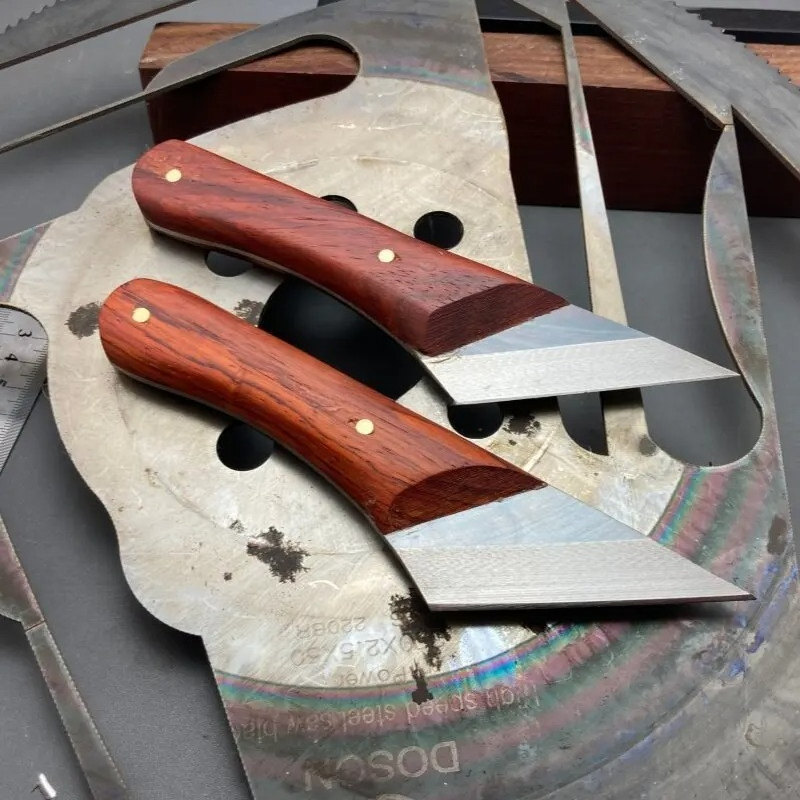 Pisau Pemotong Kulit 17CM Baja - Leatherwork Knives ulasan dan harga