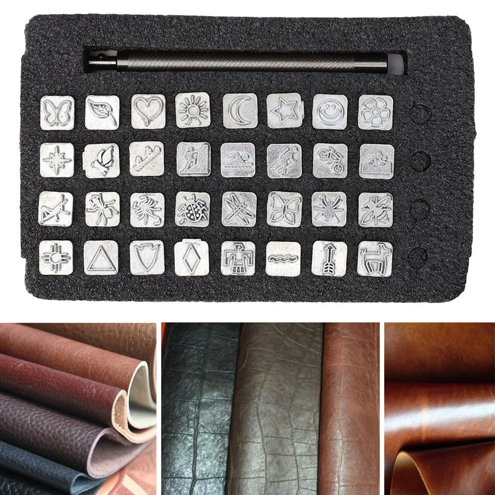Kit stempel kulit hewan kartun - Leather Stamp Set ulasan dan harga
