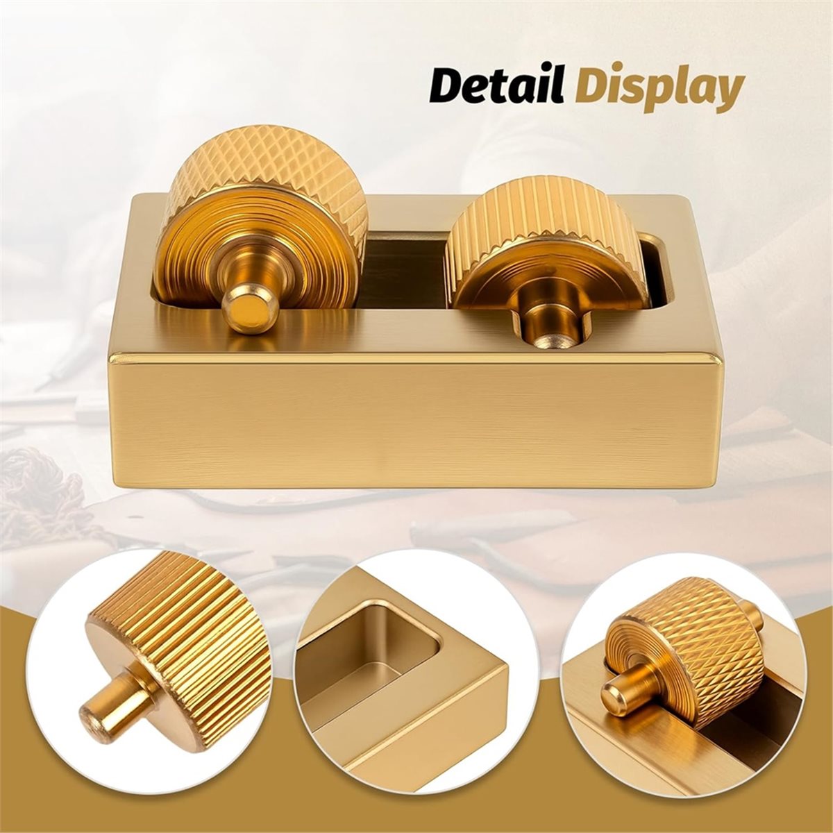 Alat Pemoles Tepi Kulit untuk  - Leatherwork Roller ulasan dan harga