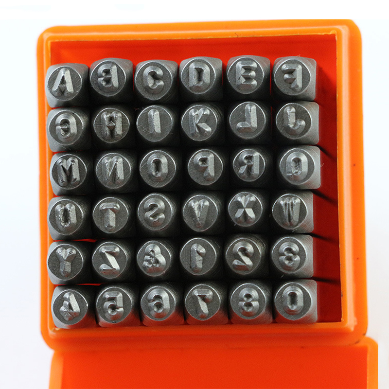 36 Buah Set Pembuat Stempel De - Leather Stamp Set ulasan dan harga