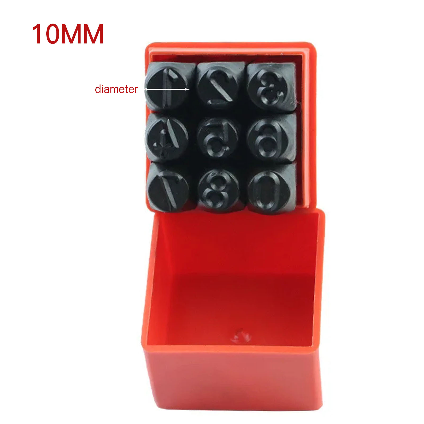 Stempel baja cap huruf angka d - Leather Stamp Set ulasan dan harga