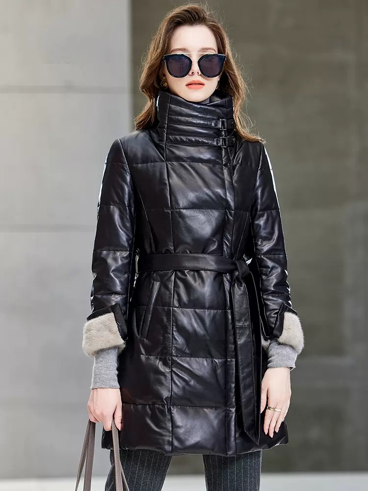 Jaket Kulit Asli Hangat Tebal  - Leather Work Jacket Women'S ulasan dan harga