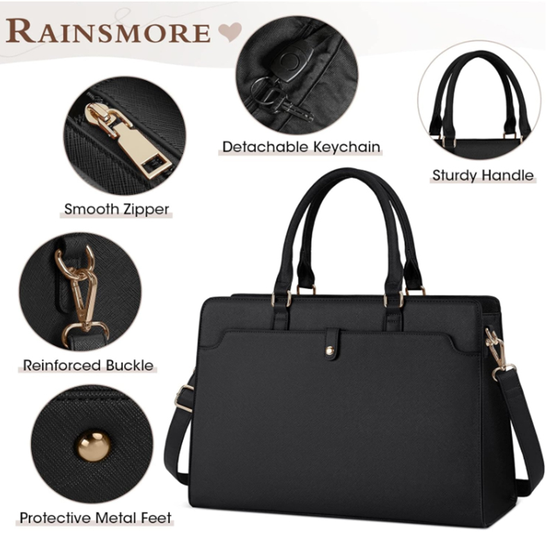 Tas Laptop kapasitas besar wan - Leather Work Bag Laptop ulasan dan harga