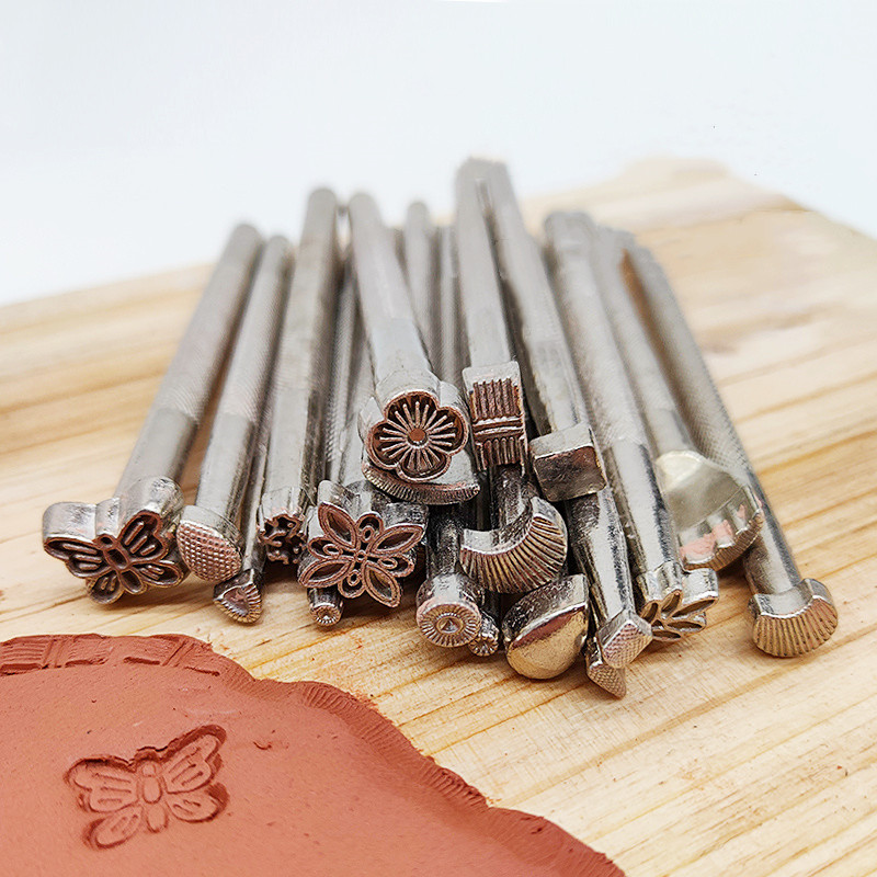 20 Buah Perangko Tembikar untu - Leather Stamp Set ulasan dan harga