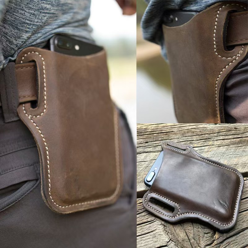 Tas Pinggang Kulit Kuda Retro  - Leather Work Bag Laptop ulasan dan harga