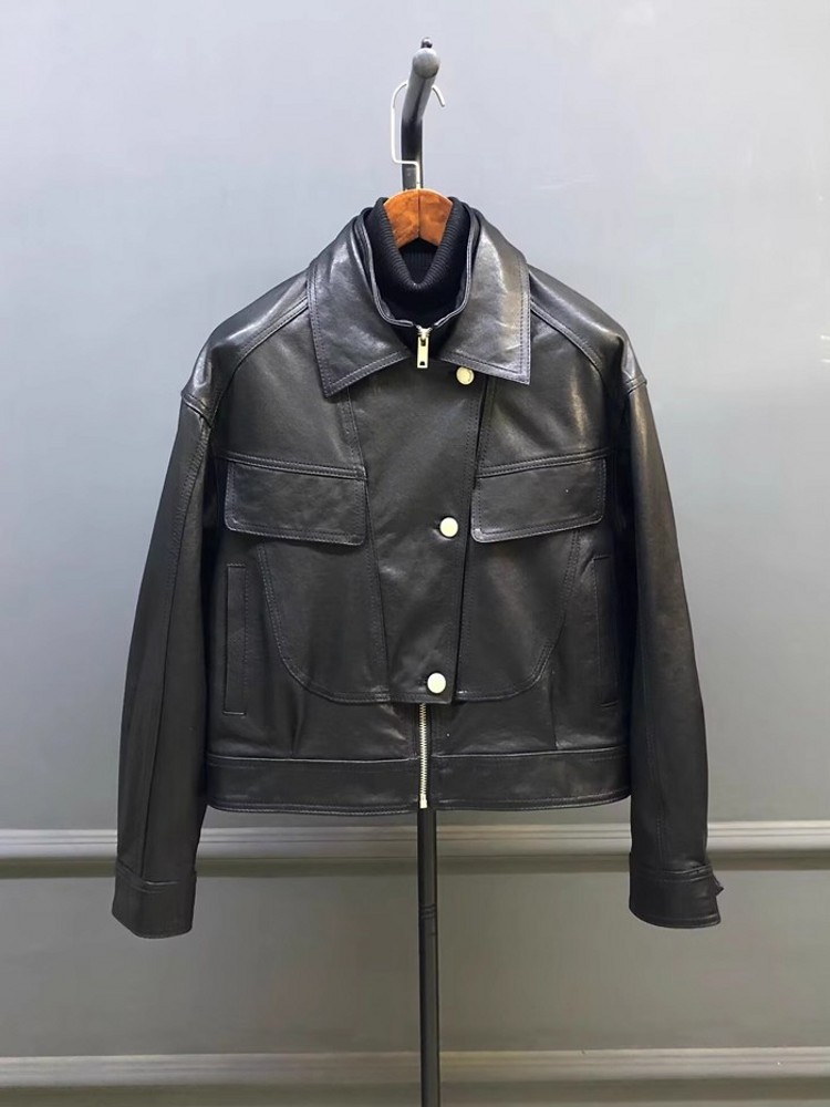 Jaket Kerja Wanita Desainer Ke - Leather Work Jacket Women'S ulasan dan harga