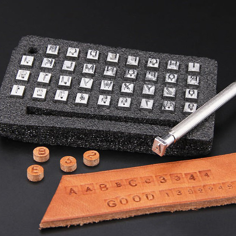 36 buah Set Kerajinan Kulit se - Leather Stamp Set ulasan dan harga