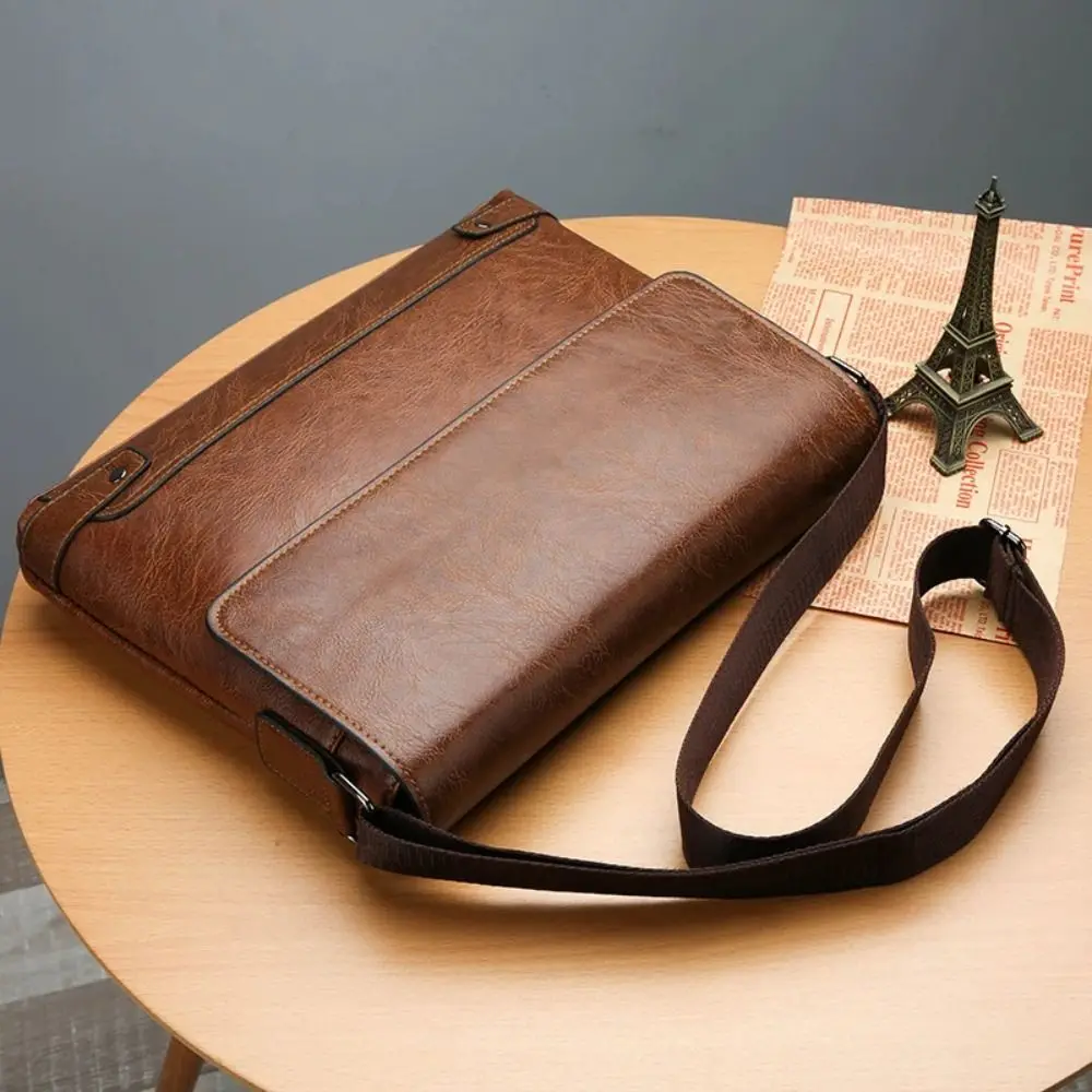 Tas jinjing kulit PU pria, Bos - Leather Work Bag Laptop ulasan dan harga