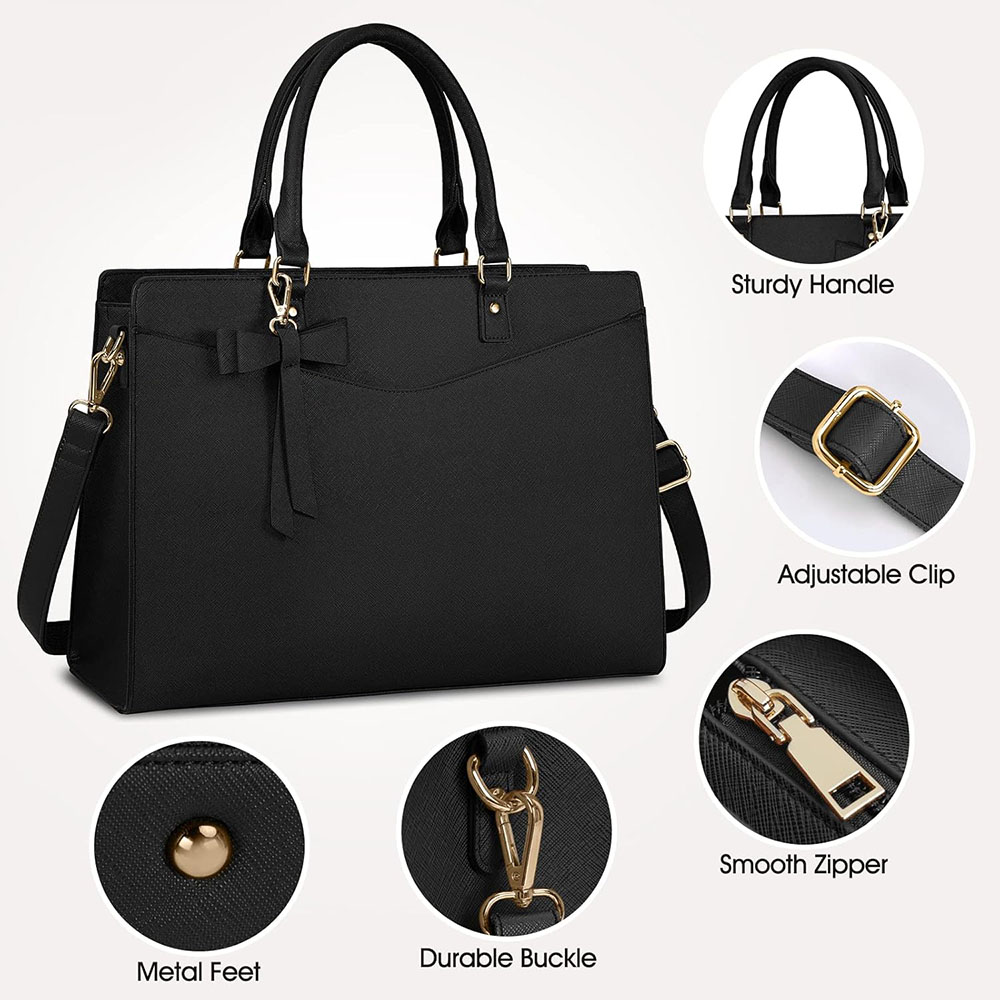 Tas Laptop untuk Wanita 15.6 I - Leather Work Bag Laptop ulasan dan harga