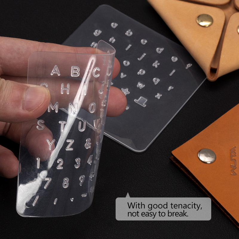 WUTA 3 buah cap kulit modal Lo - Leather Stamp Set ulasan dan harga