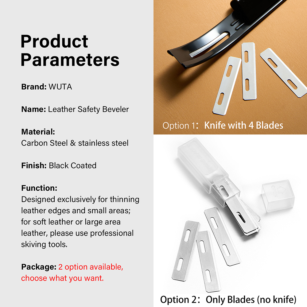 WUTA Pisau Pengupas Beveler Pe - Leatherwork Knives ulasan dan harga