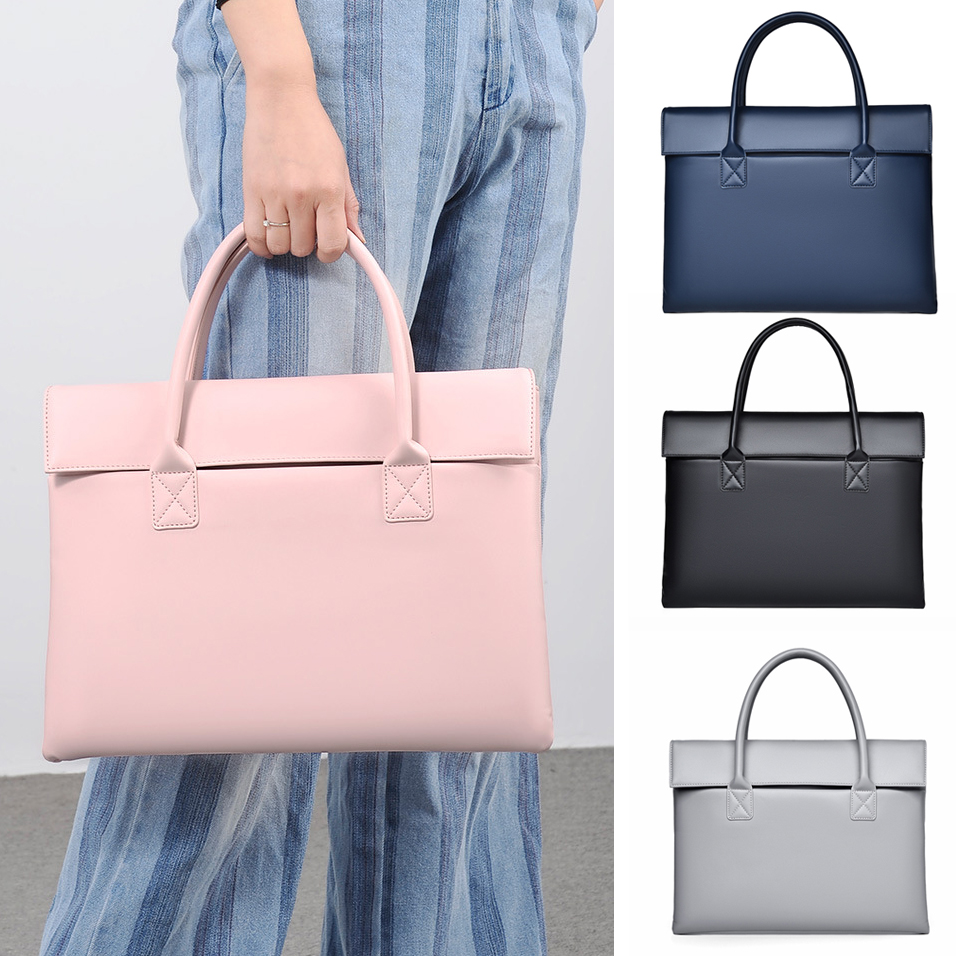 Tas jinjing kulit PU eksekutif - Leather Work Bag Laptop ulasan dan harga