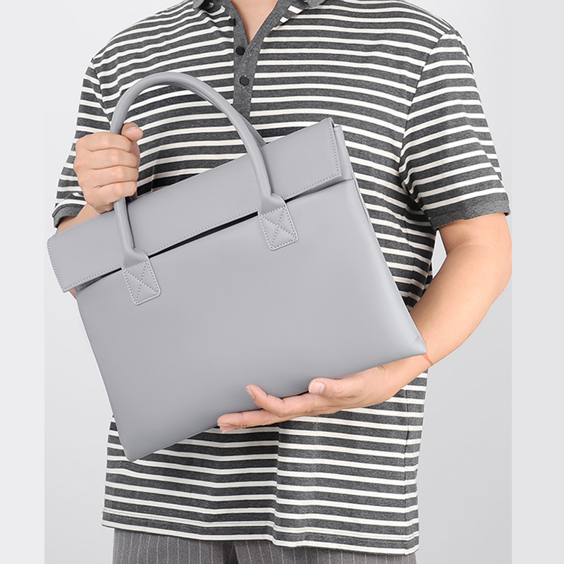 Tas jinjing kulit PU eksekutif - Leather Work Bag Laptop ulasan dan harga
