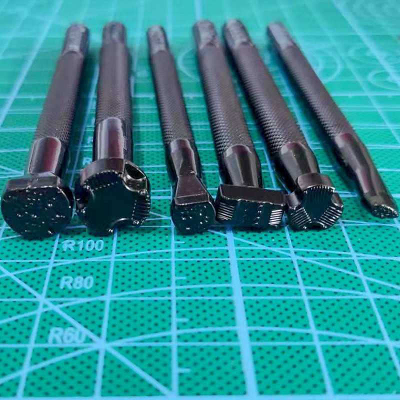 Sadel cetakan kulit, 6 buah al - Leather Stamp Set ulasan dan harga