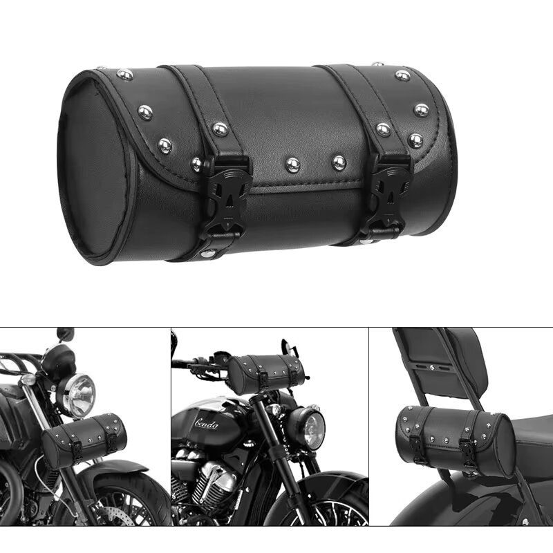 Tas Sepeda Motor Kulit Pu Hita - Leatherwork Roller ulasan dan harga