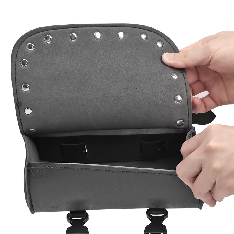 Tas Sepeda Motor Kulit Pu Hita - Leatherwork Roller ulasan dan harga