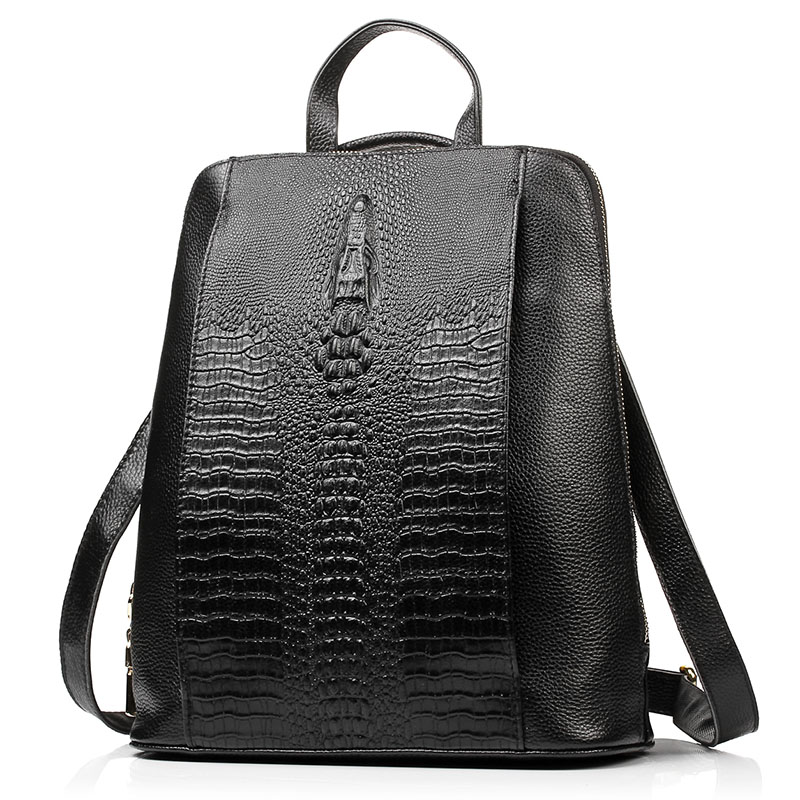 Tas Ransel Kulit Buaya Wanita  - Leather Work Bag Laptop ulasan dan harga