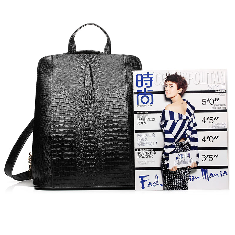 Tas Ransel Kulit Buaya Wanita  - Leather Work Bag Laptop ulasan dan harga